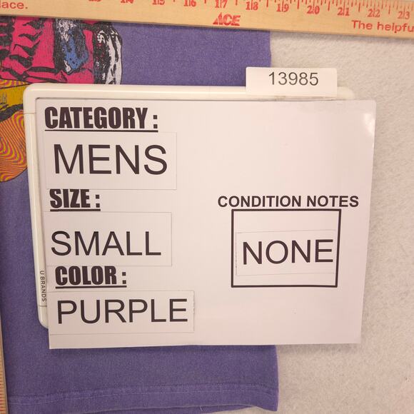 Jimi Hendrix Band Crew Neck Short Sleeve Graphic Shirt Mens Size Small S Purple - Picture 8 of 9